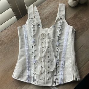 white corset